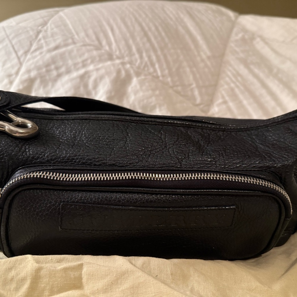 Burberry Black Leather Belt Bag/Fanny Pack - Picture 5 of 9